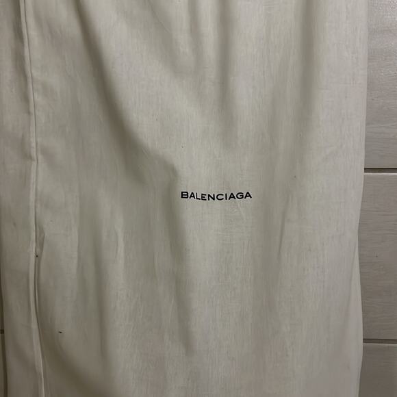 Balenciaga metallic silver thigh high calf skin knife boot size 37 - Picture 3 of 12